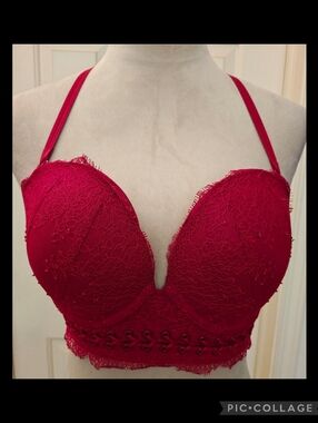 2017 Victoria's Secret Very Sexy Chantilly Lace Longline Push Up Corset Bra.